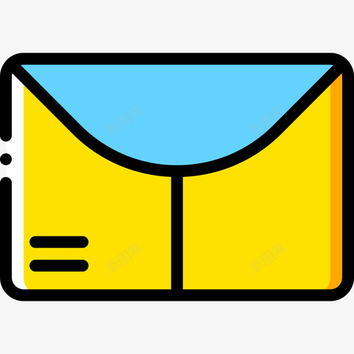 电子邮件邮件4黄色图标svg_新图网 https://ixintu.com 电子邮件 邮件4 黄色