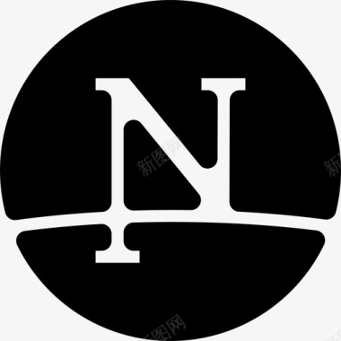 Netscape浏览器6填充图标图标