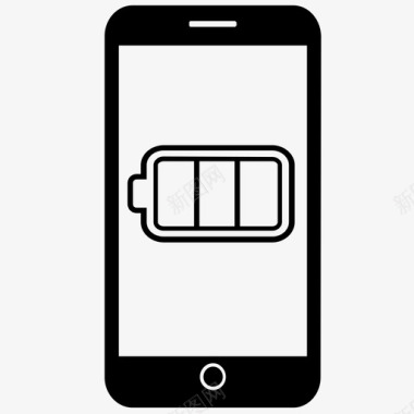充电电话电池充电充电图标图标