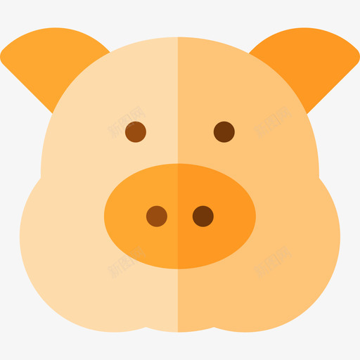 猪养殖10头平坦图标svg_新图网 https://ixintu.com 养殖10头 平坦 猪