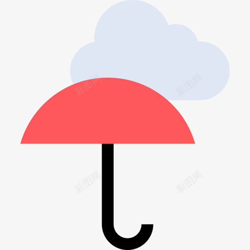 雨伞65号天气平坦图标svg_新图网 https://ixintu.com 65号天气 平坦 雨伞