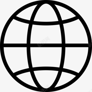 世界范围内商业80直线型图标图标