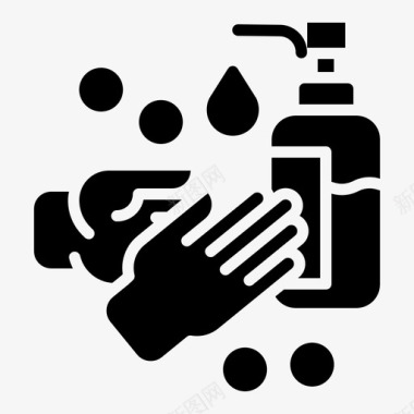 洗手清洁洗手皂图标图标