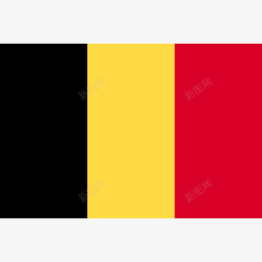 比利时长方形国家简单旗图标svg_新图网 https://ixintu.com 比利时 长方形国家简单旗