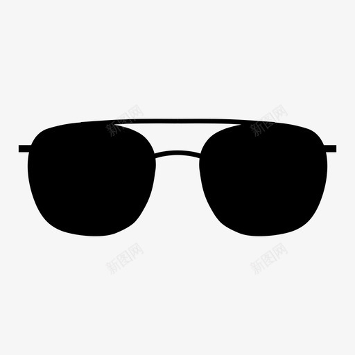 太阳镜眼镜镜片图标svg_新图网 https://ixintu.com 外表 太阳镜 眼镜 视觉 镜片