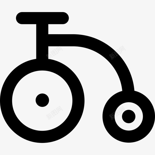 自行车马戏团27直线型图标svg_新图网 https://ixintu.com 直线型 自行车 马戏团27