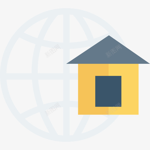 家庭网络和通信扁平图标svg_新图网 https://ixintu.com 家庭 扁平 网络和通信