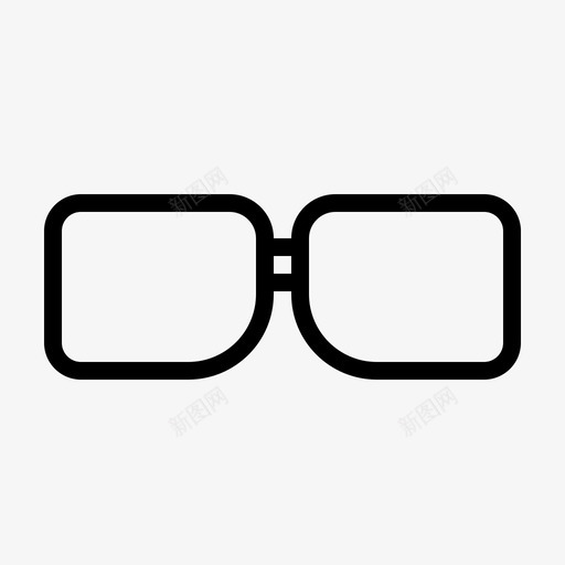 眼镜户外装备漂流图标svg_新图网 https://ixintu.com 户外装备 漂流 漂流图标集 眼镜