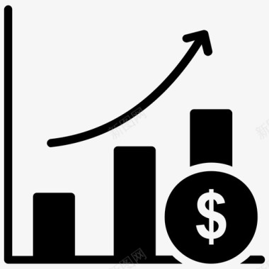 销售增长业务分析业务绩效图标图标