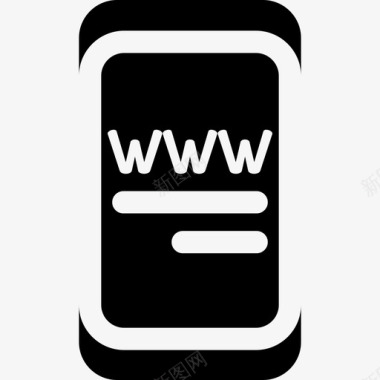 智能手机智能设备5已填充图标图标