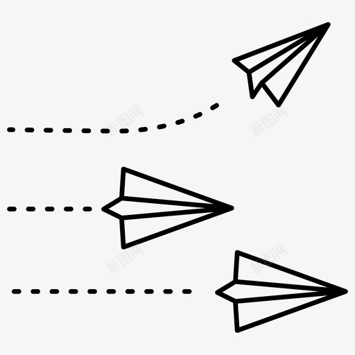改变方向勇气领导力图标svg_新图网 https://ixintu.com 勇气 改变方向 纸飞机 领导力 风险