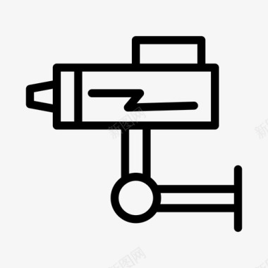 闭路电视房地产物业图标图标