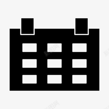 日程表议程日历图标图标