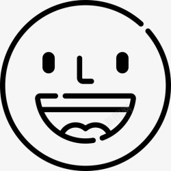 微笑ui微笑ui接口2线性图标高清图片