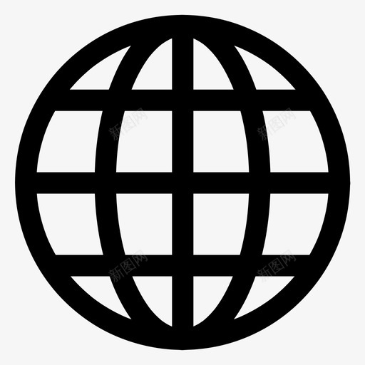 国际地球世界图标svg_新图网 https://ixintu.com 世界 国际 地球 基本图标所有大小