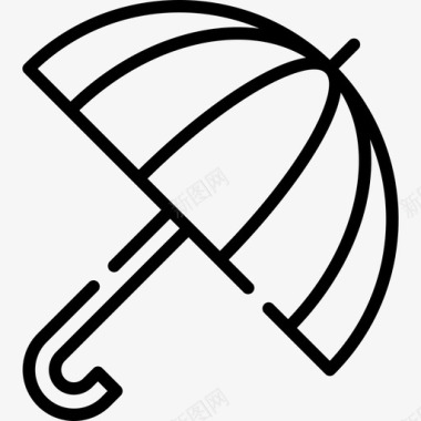 雨伞感恩节17直系图标图标