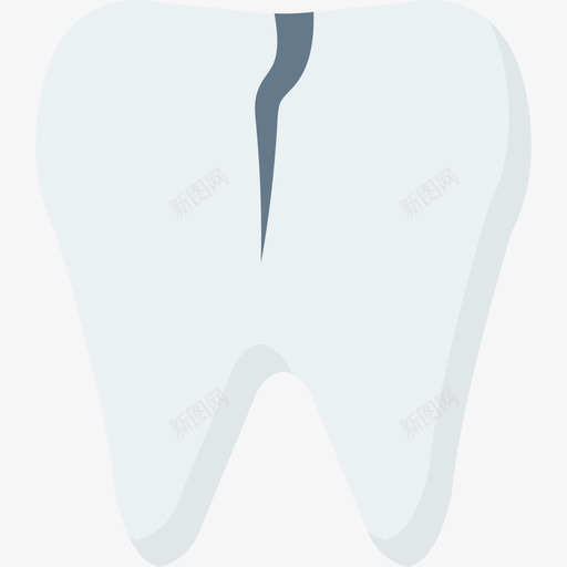 断牙医疗保健扁平图标svg_新图网 https://ixintu.com 医疗保健 扁平 断牙