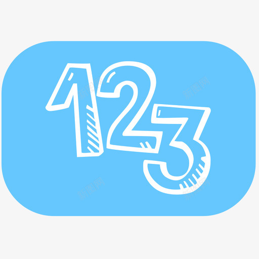 小学数字svg_新图网 https://ixintu.com 小学数字