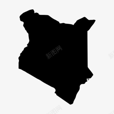 肯尼亚非洲独立图标图标