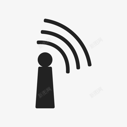 热点连接已连接图标svg_新图网 https://ixintu.com wifi 业务 信号 办公室 工作 已连接 技术字形 热点 连接