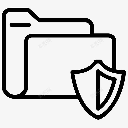 数据安全数据加密数据隐私图标svg_新图网 https://ixintu.com it安全 云托管线图标 数据保护 数据加密 数据安全 数据隐私