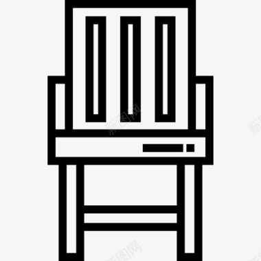 椅子家用家具2直线型图标图标