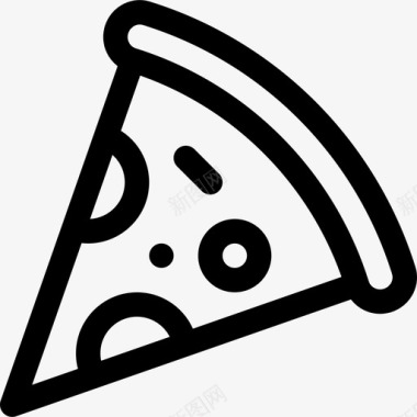 披萨活动机构3直系图标图标