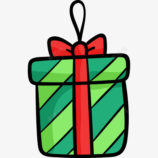礼品盒圣诞83彩色图标svg_新图网 https://ixintu.com 圣诞83 彩色 礼品盒