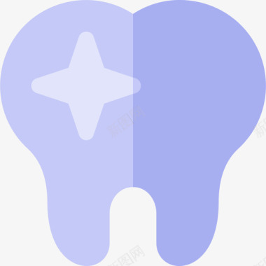 牙齿健康生活方式11扁平图标图标