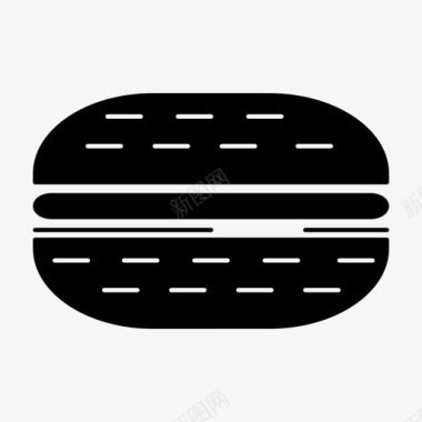 汉堡美味快餐图标图标