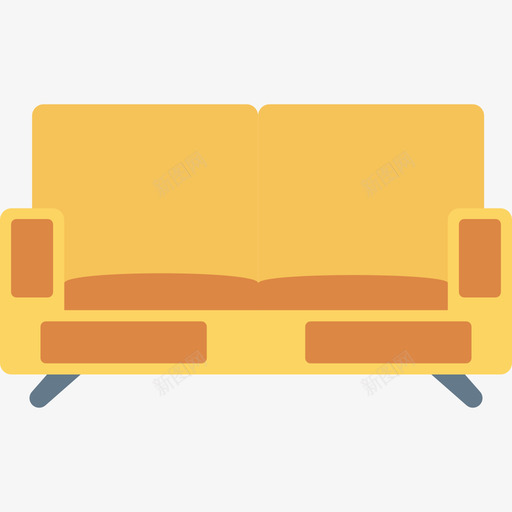 沙发购物和电子商务公寓图标svg_新图网 https://ixintu.com 公寓 沙发 购物和电子商务