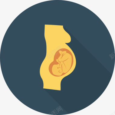 怀孕医学51循环图标图标