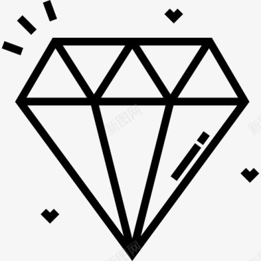 钻石18号婚礼直系图标图标