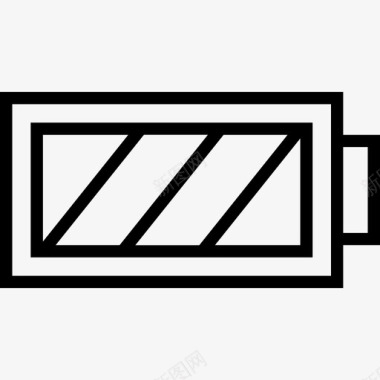电池用户界面24线性图标图标
