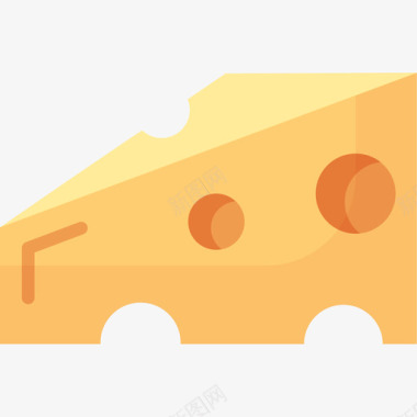 奶酪野餐7扁平图标图标