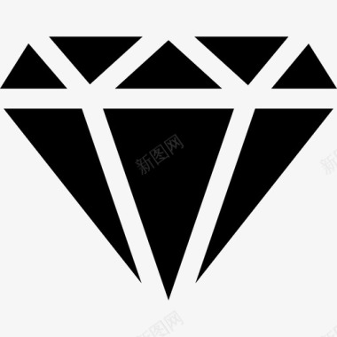 钻石奢侈品商店9已填充图标图标