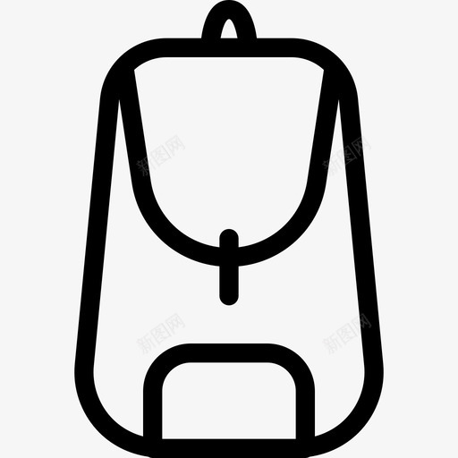 背包回学校14直系图标svg_新图网 https://ixintu.com 回学校14 直系 背包