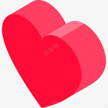 心脏游戏12平坦图标图标