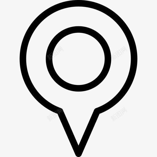 销地图位置线性图标svg_新图网 https://ixintu.com 地图位置 线性 销