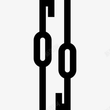 钩针缝纫7线状图标图标