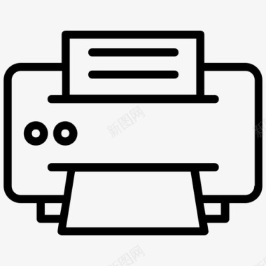 打印机计算机设备激光打印机图标图标