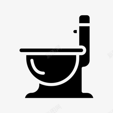卫生清洁厕所图标图标