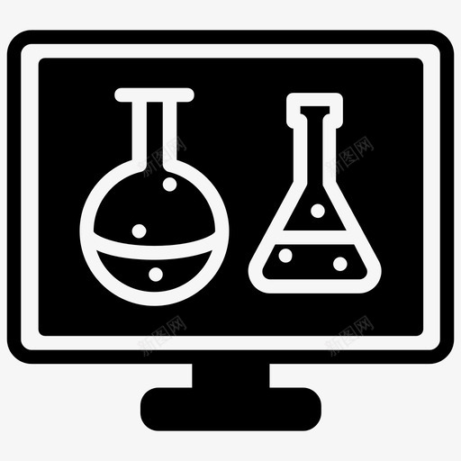 生物技术临床研究计算机图标svg_新图网 https://ixintu.com 临床研究 在线学习字形图标 在线实验室 实验结果 生物技术 科学研究 计算机