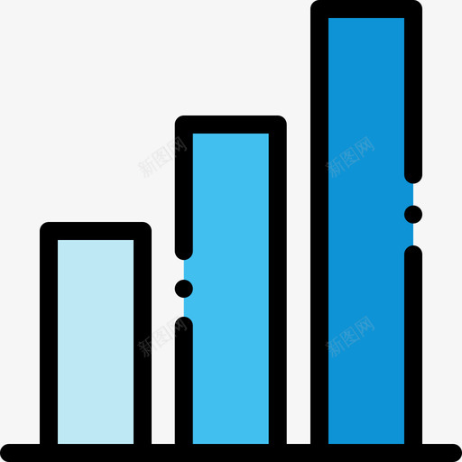 条形图信息图元素线颜色图标svg_新图网 https://ixintu.com 信息图元素 条形图 线颜色