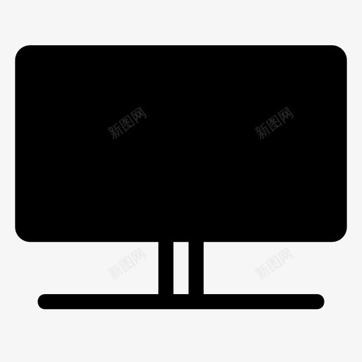 lcdimac显示器图标svg_新图网 https://ixintu.com imac lcd 屏幕 显示器 电视 高品质填充图标