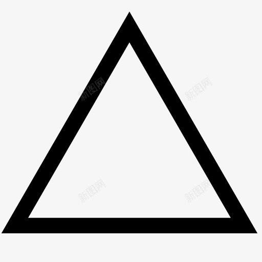 形状多边形三角形图标svg_新图网 https://ixintu.com 三角形 多边形 形状