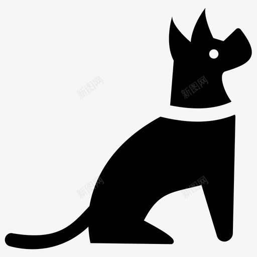 猎犬动物宠物动物图标svg_新图网 https://ixintu.com 动物 宠物动物 庇护所 斗牛犬 枪犬 狩猎和运动员雕文图标 猎犬