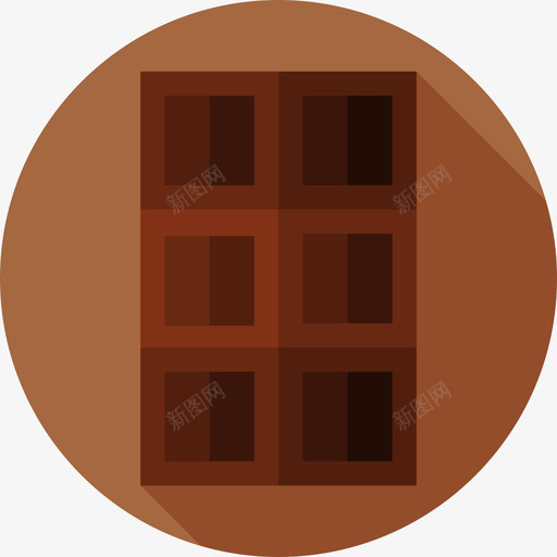 巧克力健康食品4无糖图标svg_新图网 https://ixintu.com 健康食品4 巧克力 无糖