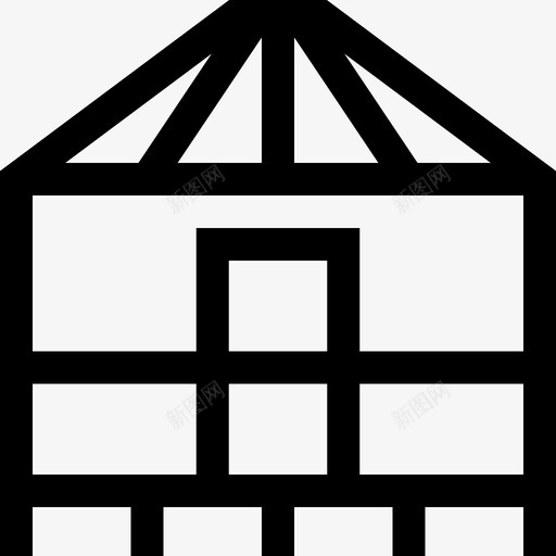 蒙古包房屋类型6线性图标svg_新图网 https://ixintu.com 房屋类型6 线性 蒙古包