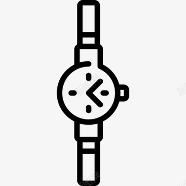 手表奢侈品商店4直线型图标图标